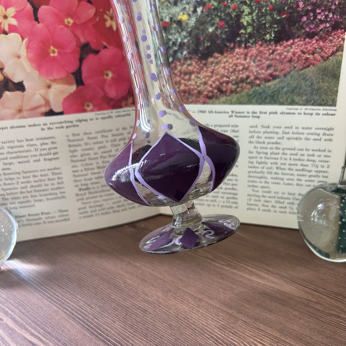 핸드페인티드 미국 빈티지 화병 상품이미지6