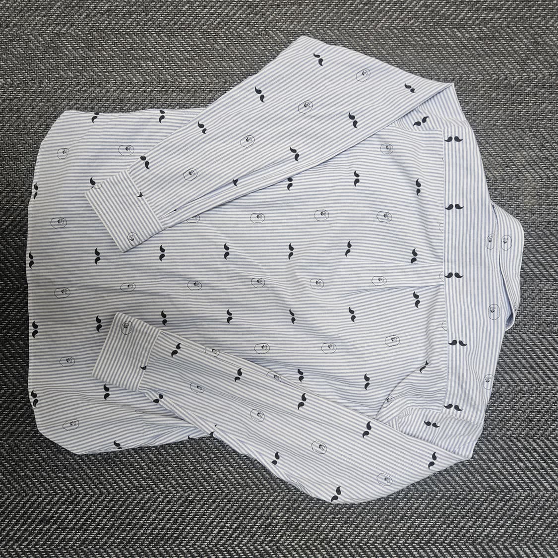 베이프 스트라이프 멀티로고 셔츠 m 상품이미지2