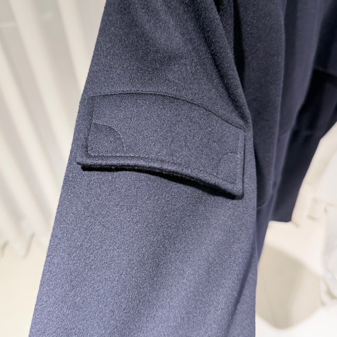 (S+ / 48) / 디올 시어링 퍼 캐시미어 블랙 자켓 상품이미지7