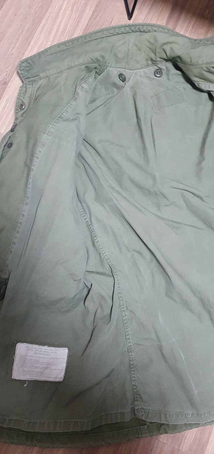 미군 m65 필드자켓 2세대 미디움 레귤러 MR 야전상의 상품이미지6