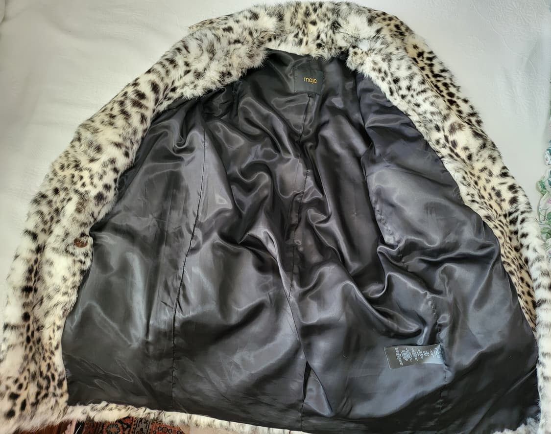 마쥬  레오파드 래빗 퍼 도깨비 유인나 님 코트. 퍼쟈켓  상품이미지9