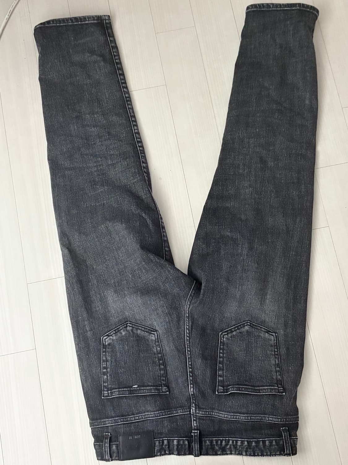 브랜디드 1981 크롭진 흑청 데님팬츠 32 사이즈 상품이미지3