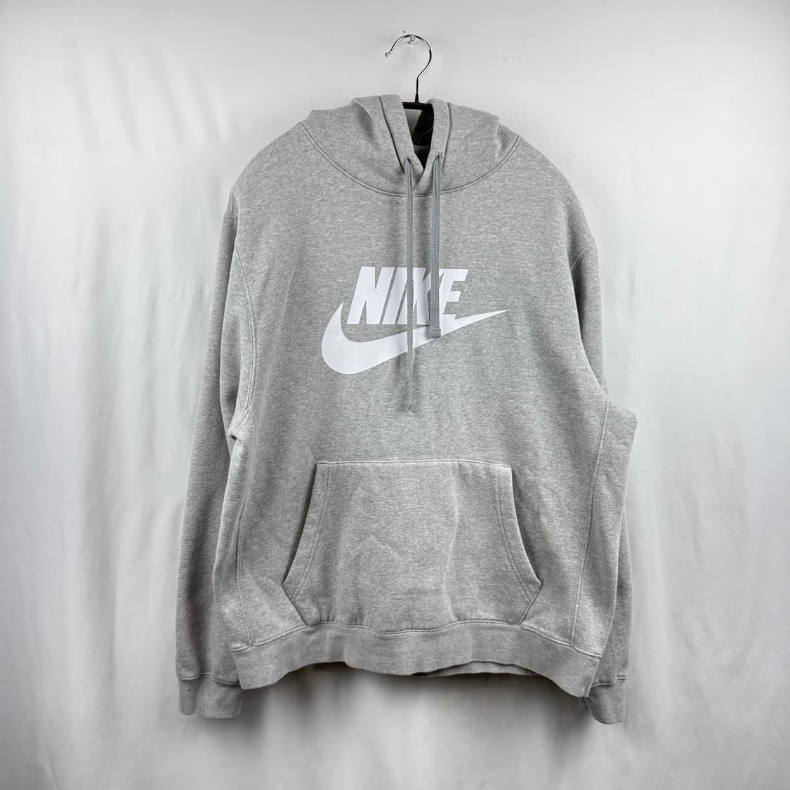 (L) 나이키 퓨추라 빅로고 기모 후드 티 라이트그레이 상품이미지2