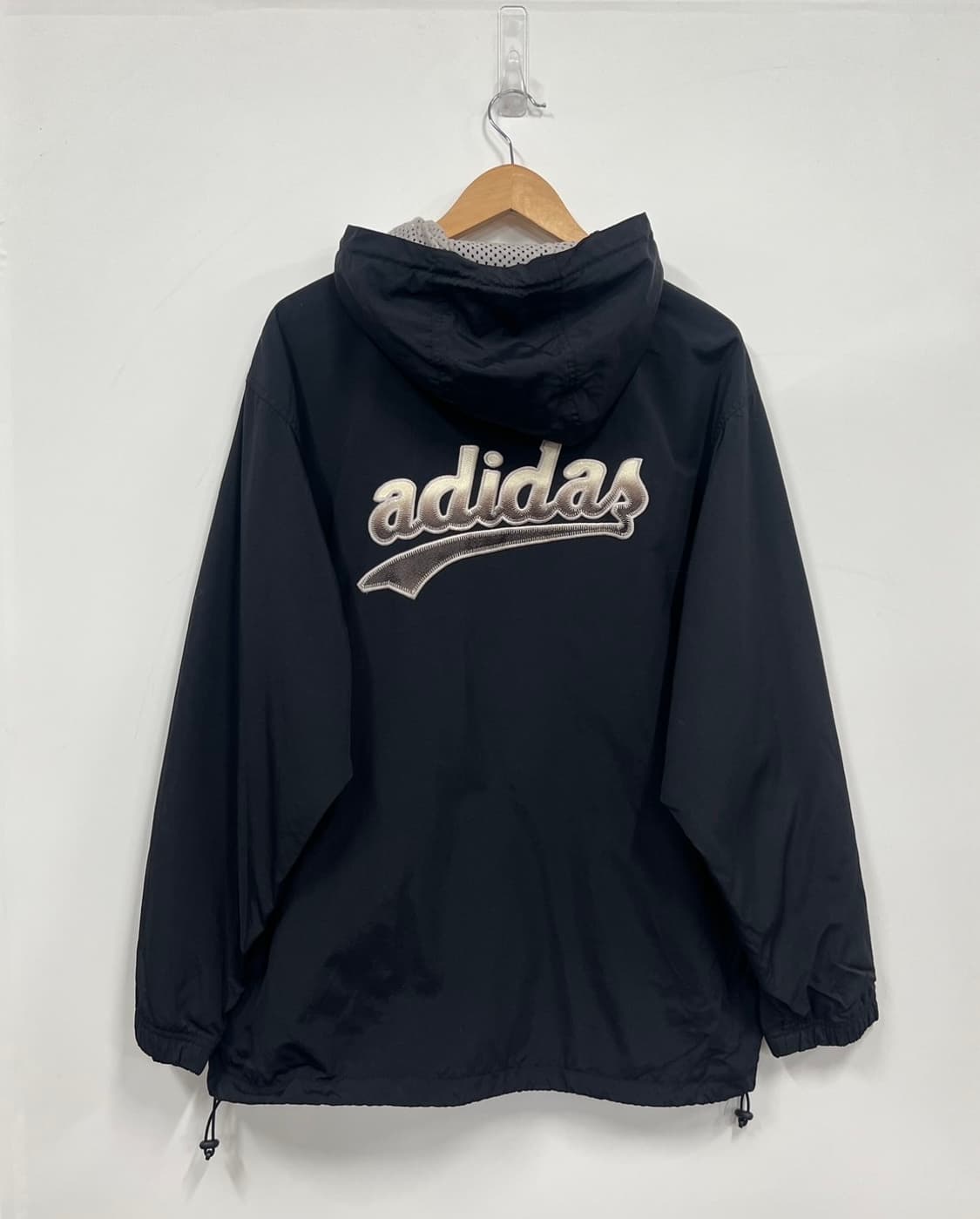 00s 아디다스 베이스볼 스펠링 로고 올드스쿨 바람막이 상품이미지9