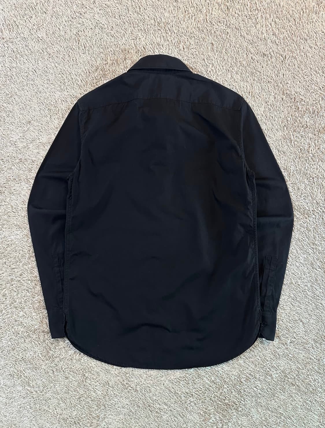 생로랑 SAINT LAURENT 코튼 셔츠 블랙 F36 상품이미지3