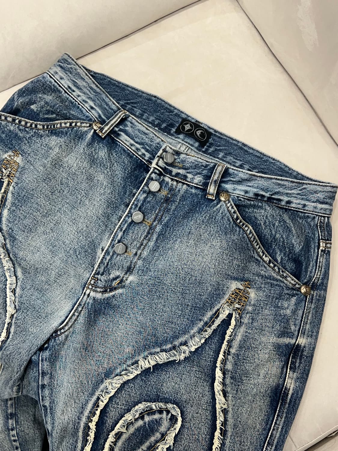 떠그클럽 Tribal denim pants 팔아요 상품이미지7