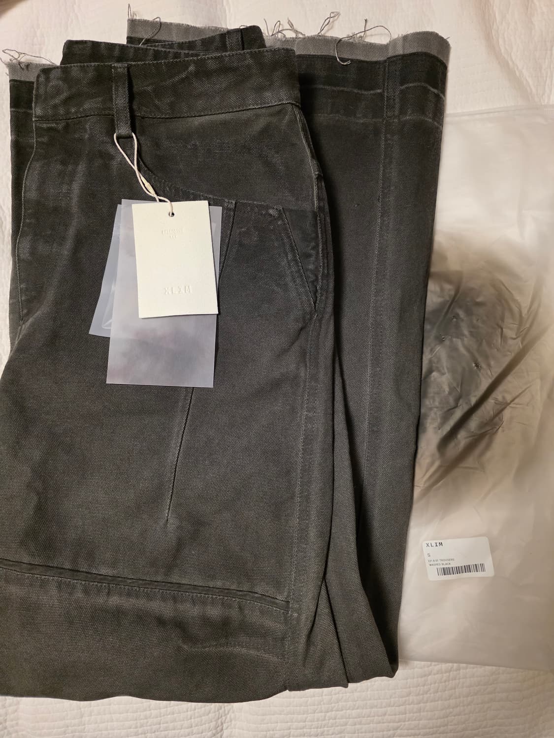 엑슬림 xlim ep.8 01 트라우저 블랙 S 상품이미지3