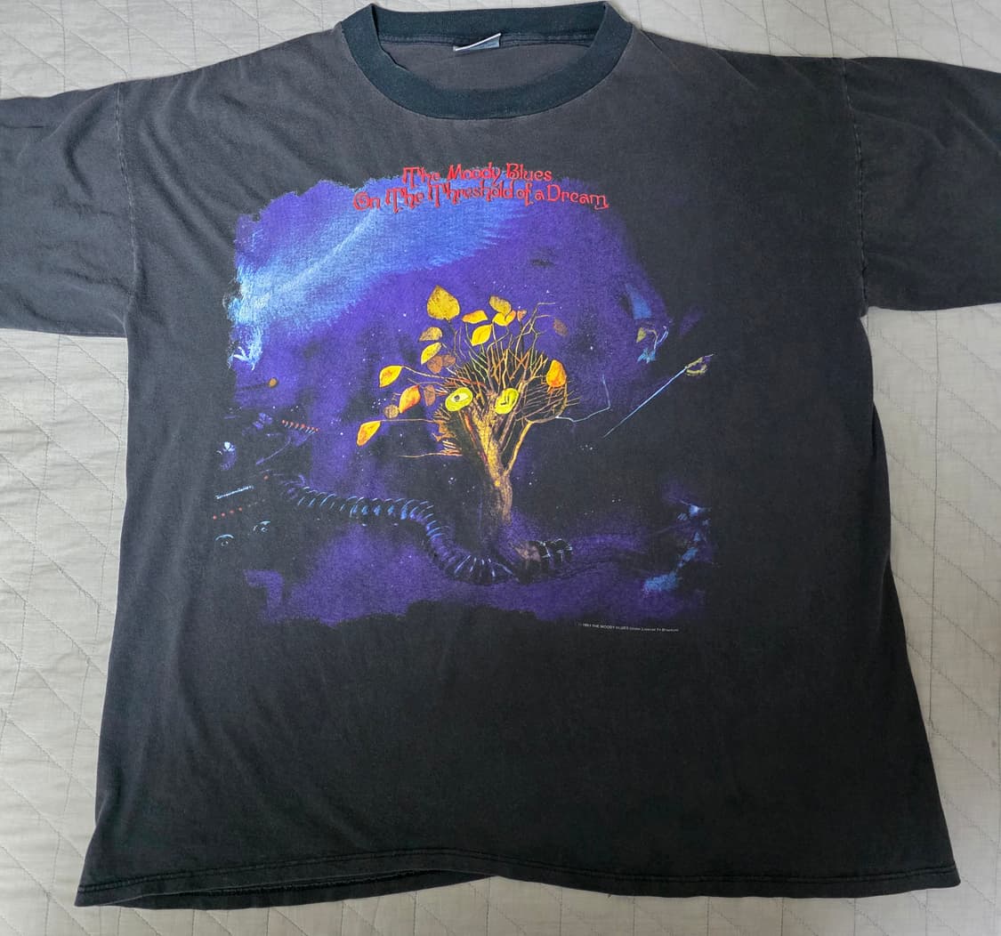 [OS] 90s 무디 블루스 MOODY BLUES 빈티지 밴드티 상품이미지1
