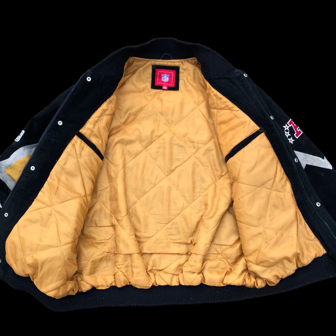 [XL~XXL] NFL 스웨이드 가죽 바시티 자켓 상품이미지4