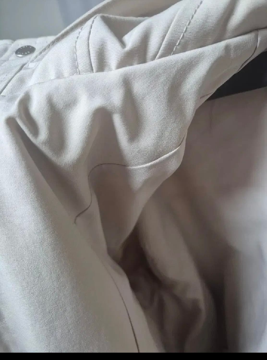 솔리드옴므 후드 쉘파카 베이지 50 상품이미지2