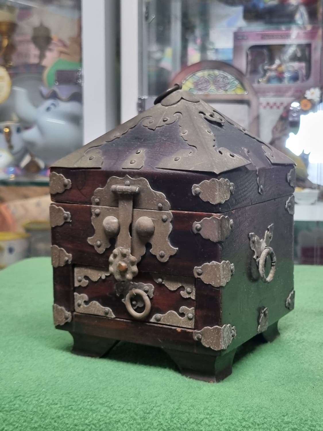 빈티지 나무 보석함 미니 서랍장 상품이미지1