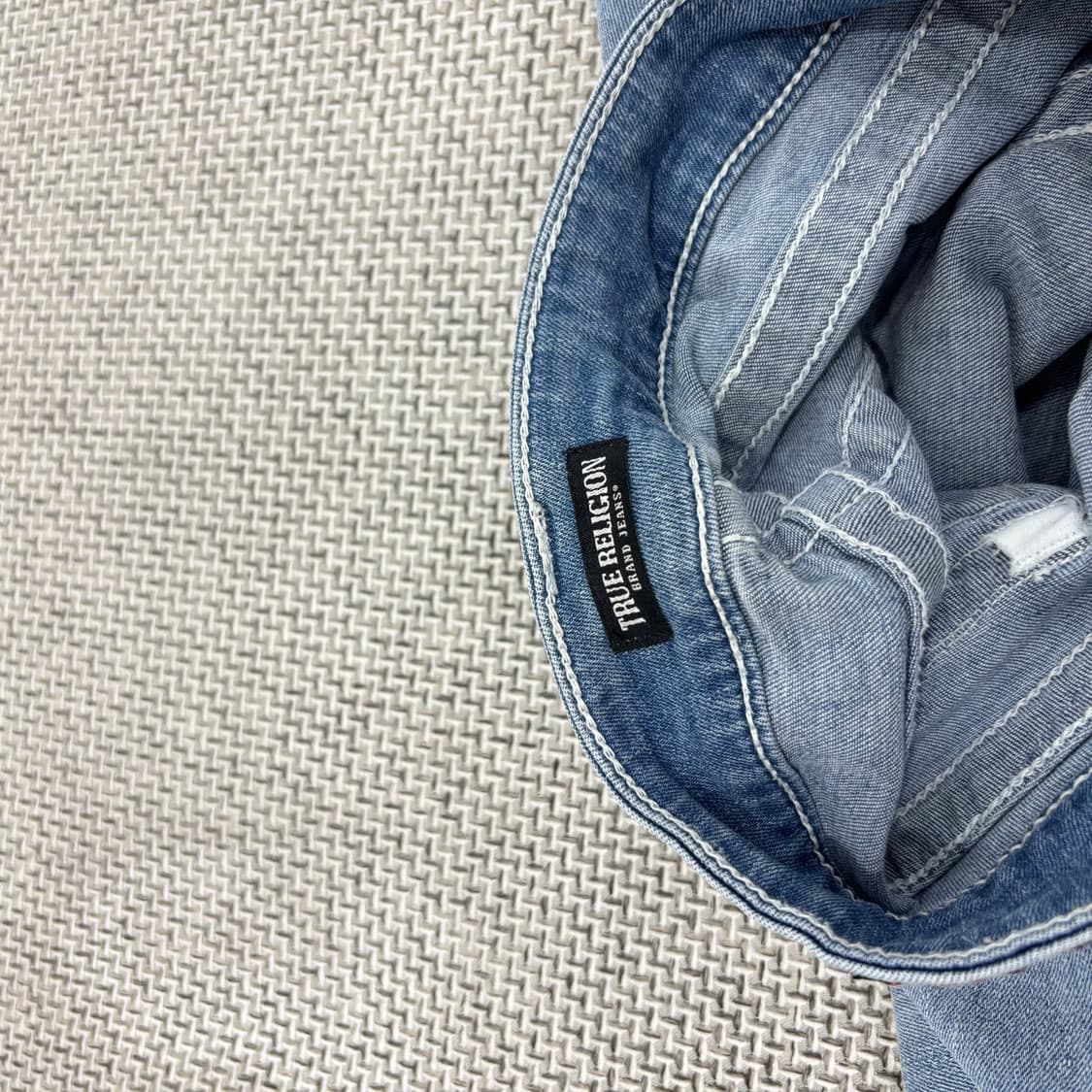 True Religion 섹션 로우시트 데님팬츠 상품이미지6