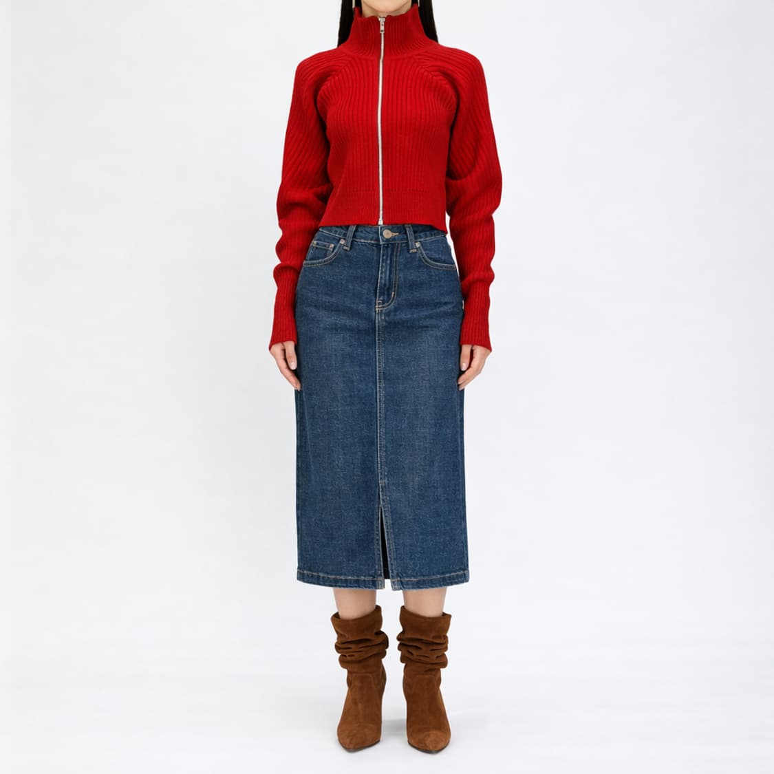 리바이스(Levis) 데님 미디 스커트 26size 상품이미지2