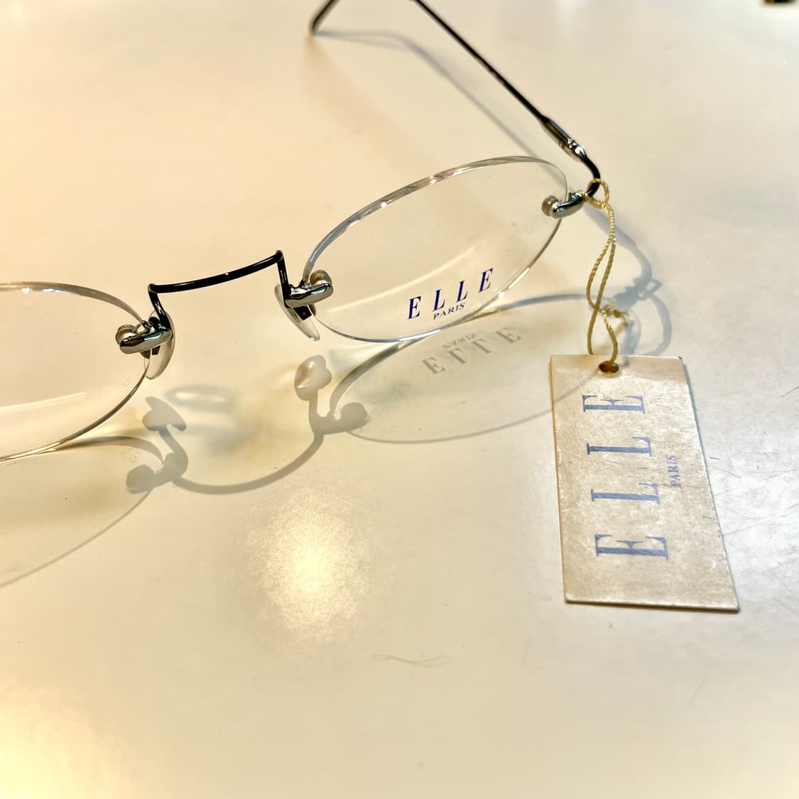 엘르 빈티지 무테 안경 상품이미지2