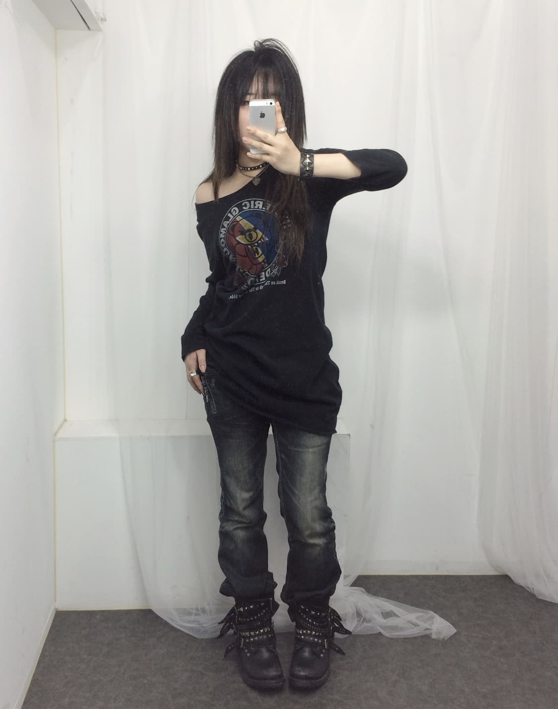 히스테릭글래머 성조기 퍽베어 7부 슬리브리스 원피스 상품이미지2
