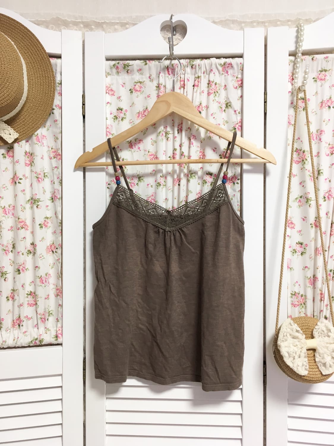 빈티지 비즈 슬리브리스 상품이미지1