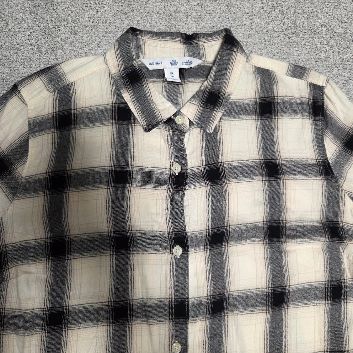 Old Navy 올드네이비 플란넬 체크셔츠 L(100) 상품이미지2