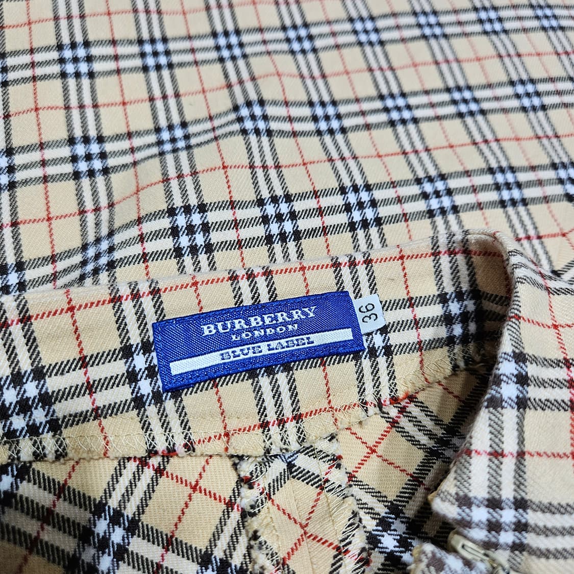 버버리 체크 스커트[36] 상품이미지4