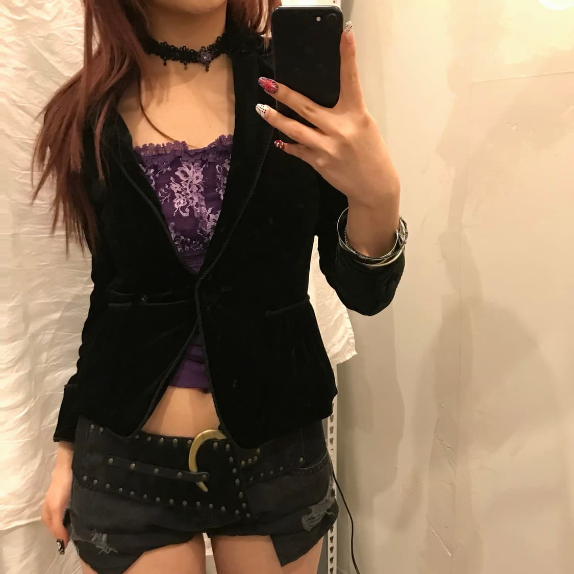 Georges Rech 벨루아 긱시크 오네갸루 펑크 자켓 상품이미지1