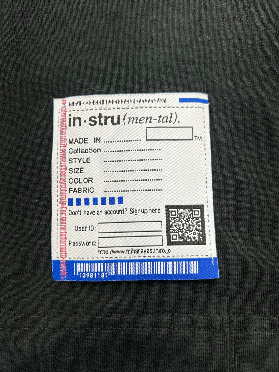 미하라 야스히로 인스트루 블랙 헤비웨이트 포켓 하프티 상품이미지9