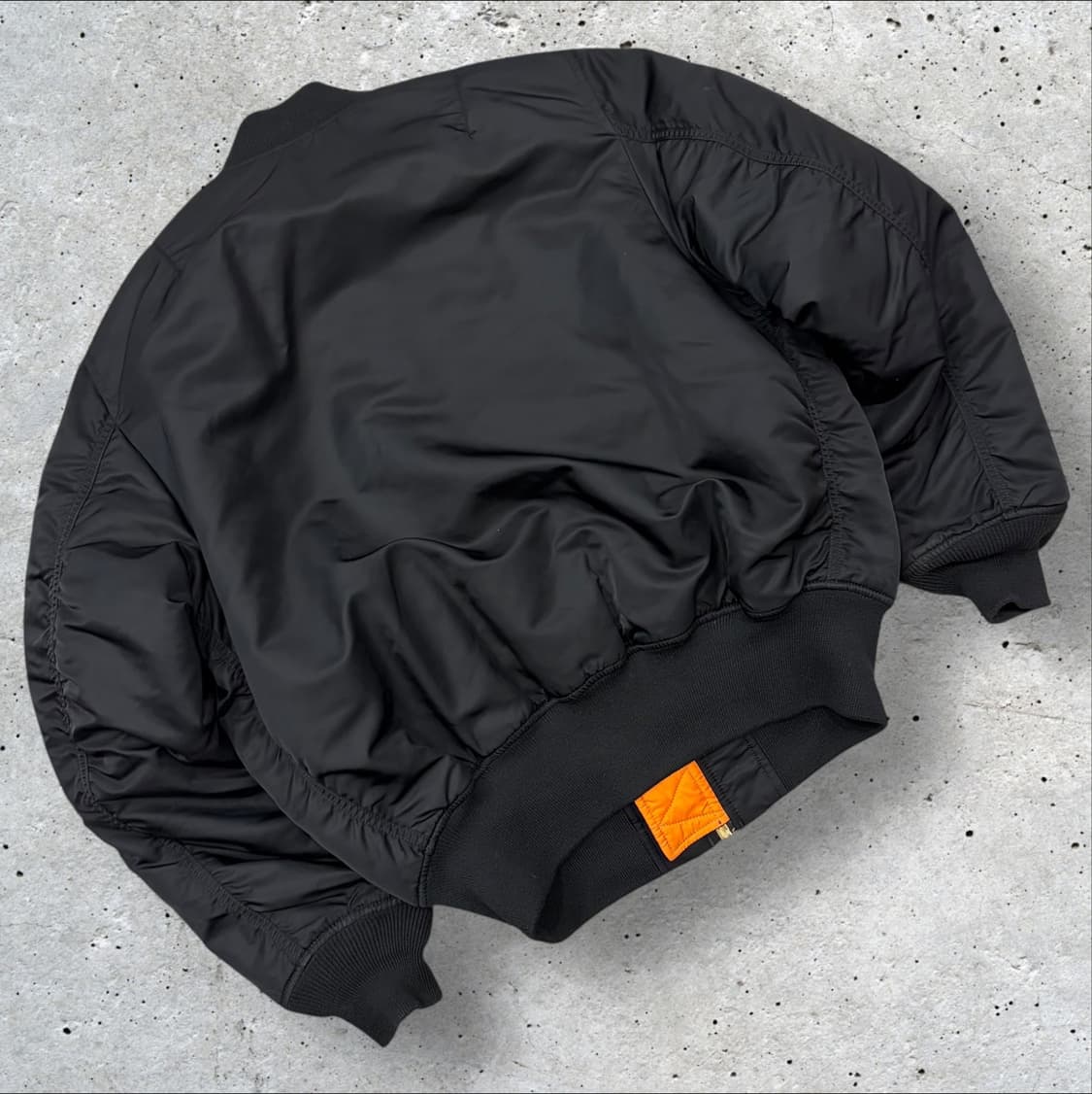 [M] 알파인더스트리 블랙 MA-1 항공점퍼 B898 상품이미지2