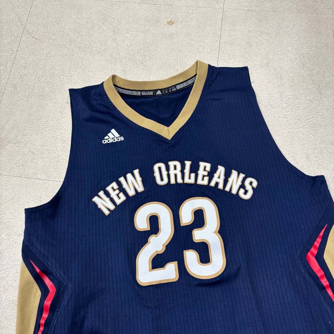 아디다스 뉴올리언스 NBA 데이비스 농구져지 상품이미지2