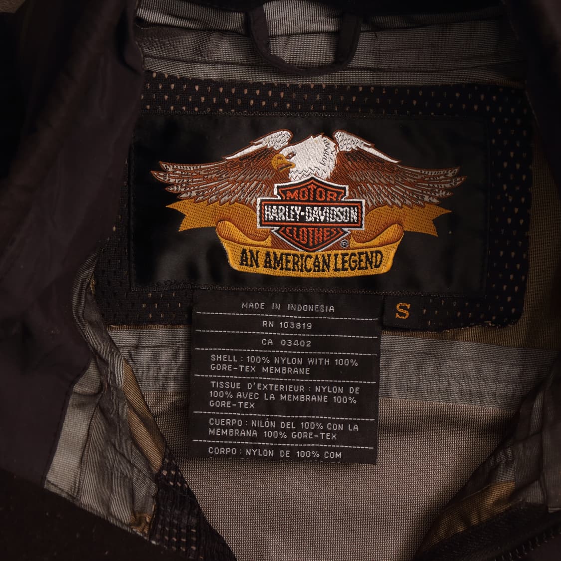 00'S 할리데이비슨 빅로고 나일론 자켓 A1370 상품이미지8