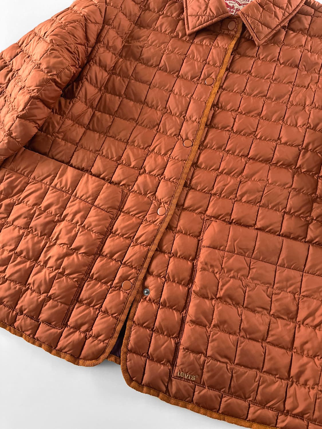 리바이스 번트 오렌지 퀼팅 자켓 상품이미지6