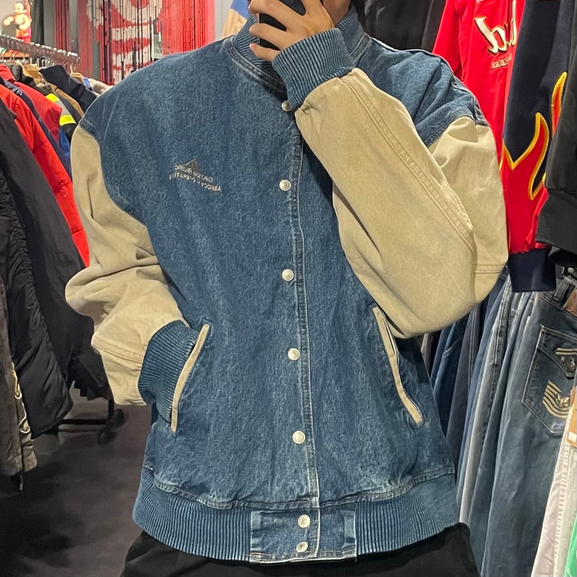 [IM] VTG 데님 바시티자켓 상품이미지3