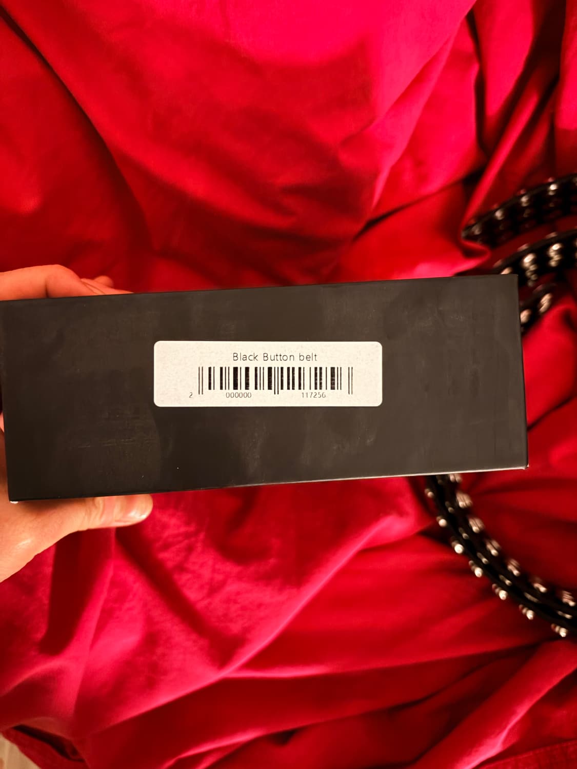 race worldwide 버튼 벨트 블랙 상품이미지2