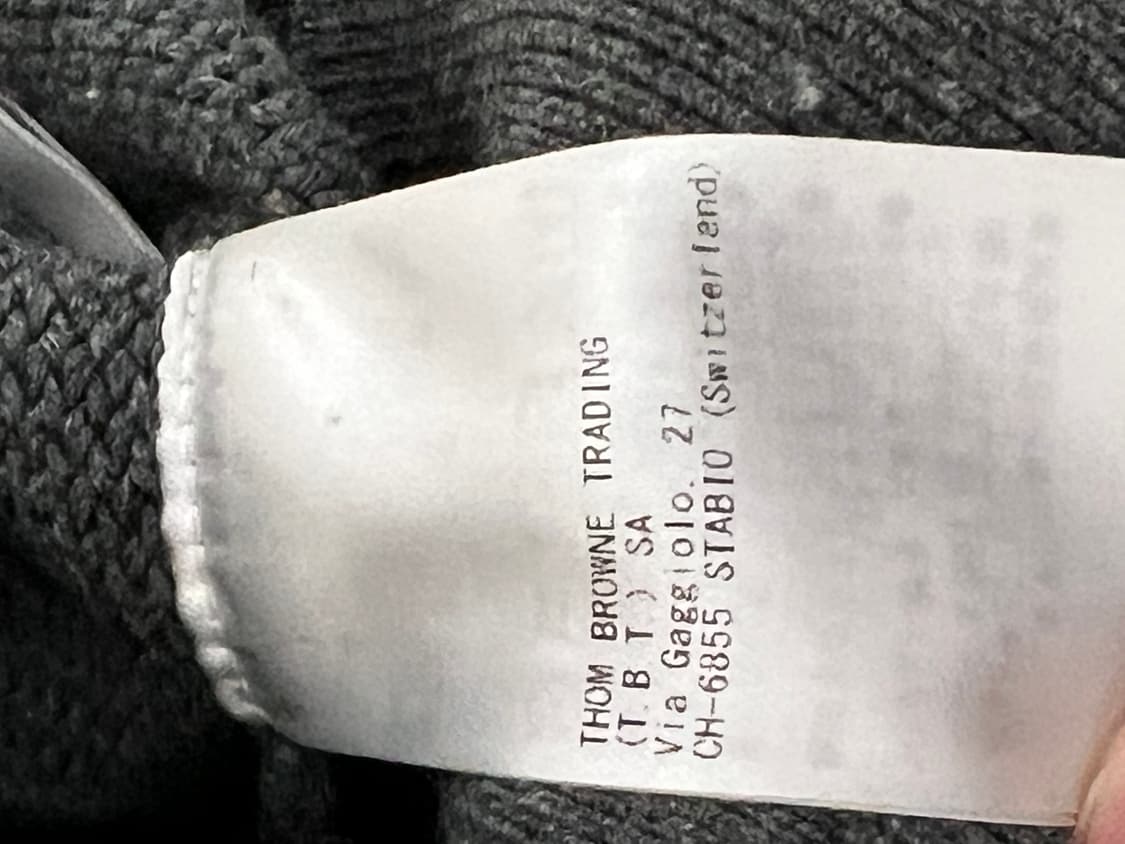 톰브라운 레이첼(와플) 맨투맨 판매합니다 상품이미지5