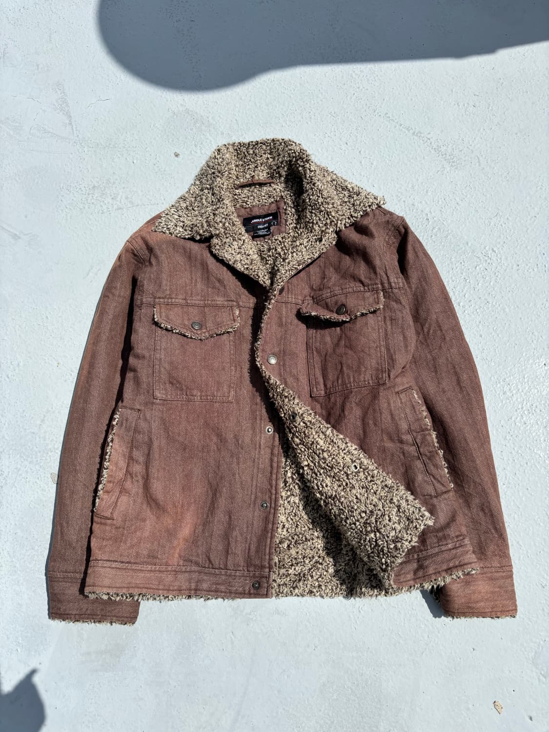 “Jungle Storm” Y2K Mood Fur Detail Jacke 상품이미지1
