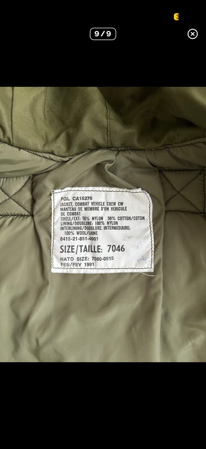 91년 캐다다 탱커 자켓 상품이미지3