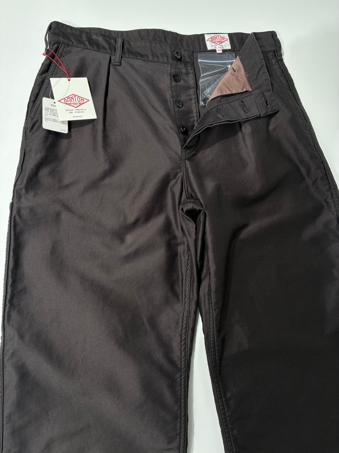 DANTON 단톤 몰스킨 워크 팬츠 다크브라운 44사이즈 상품이미지4