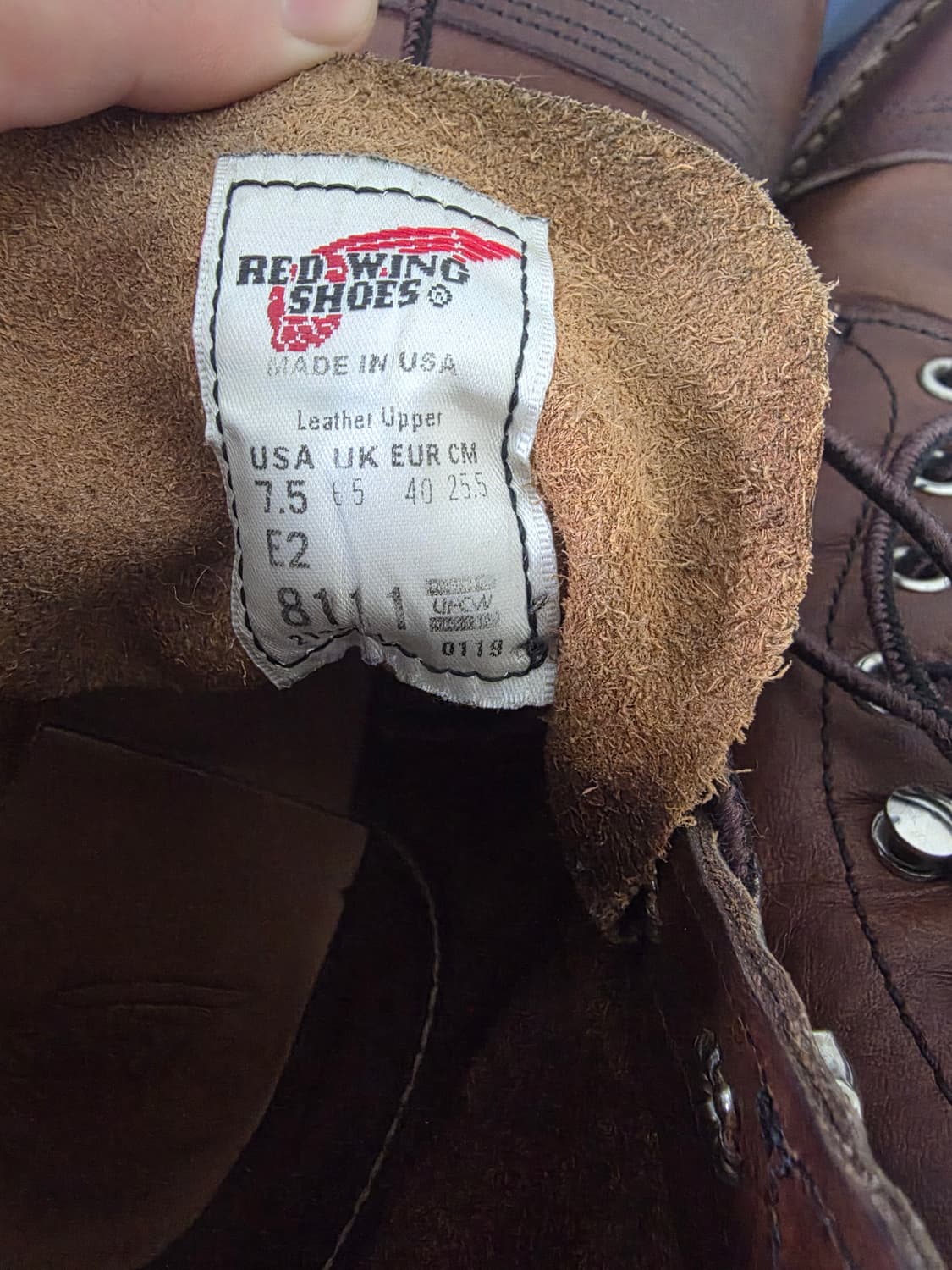 레드윙 아이언레인저 8111 7.5EE 255 사이즈 상품이미지5