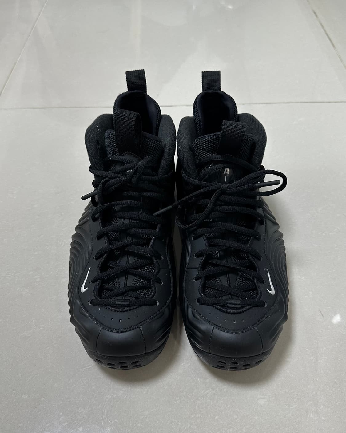 [270] 나이키 꼼데가르송옴므플러스 에어폼포짓 원 블랙 상품이미지2