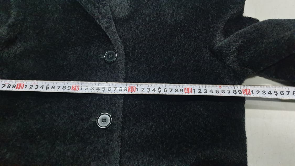 MaxMara 블랙 알파카 롱 코트 상품이미지8