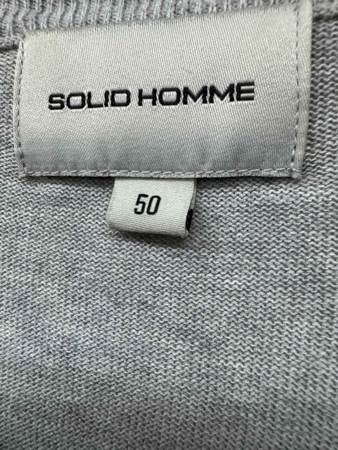 솔리드옴므 코튼 클래식 니트 50(L) 상품이미지4