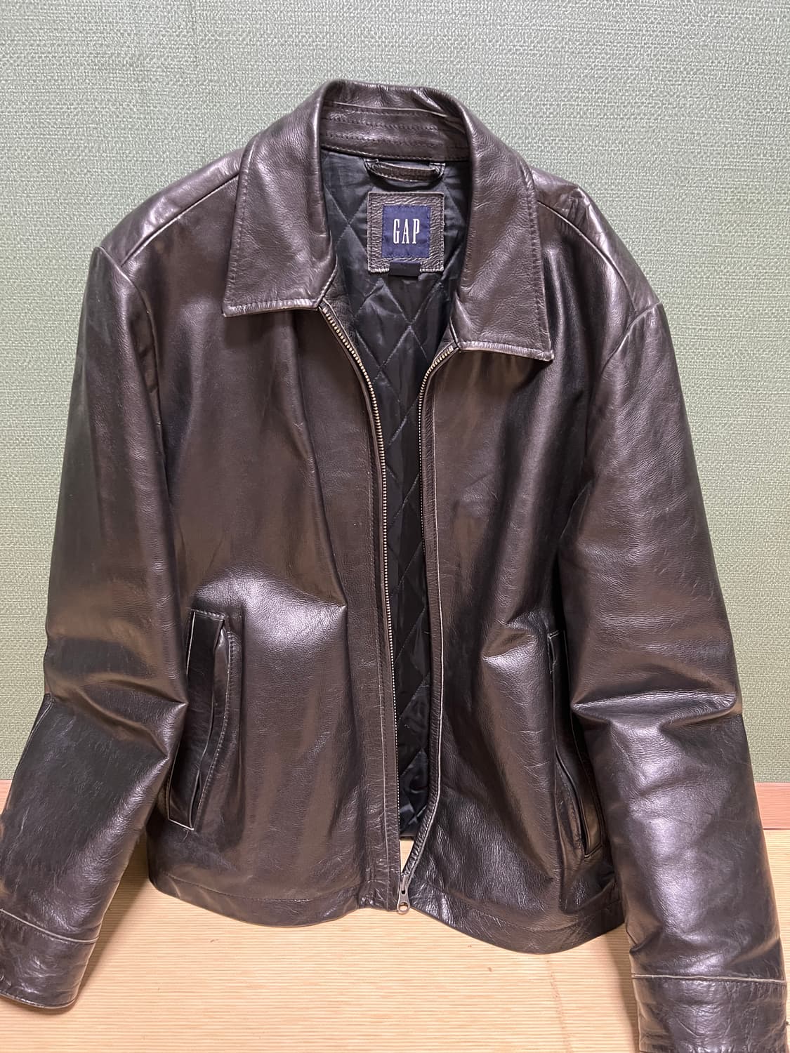 (M, 103) 올드갭 레더자켓 상품이미지8