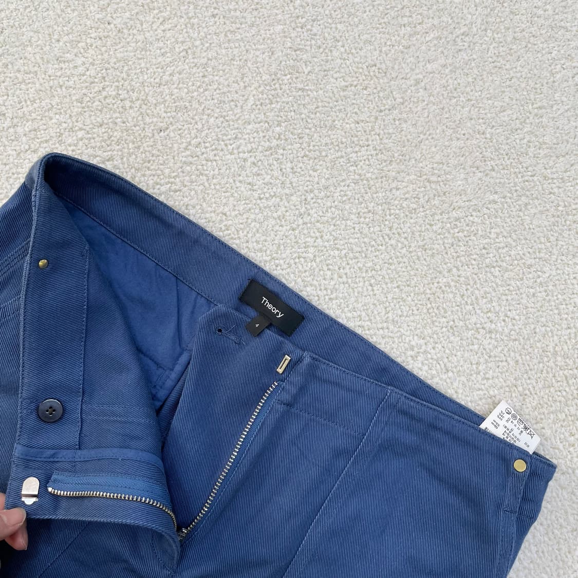 4 띠어리 여성 코튼 크롭 팬츠 0310M 상품이미지2