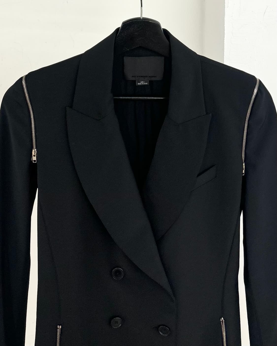 알렉산더 왕 지퍼 더블 브레이스티드 블레이저 상품이미지2