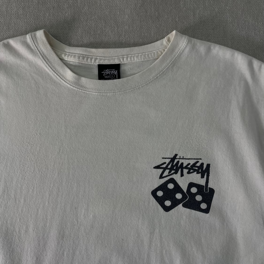 105 스투시 다이스 피그먼트 반팔티 상품이미지3