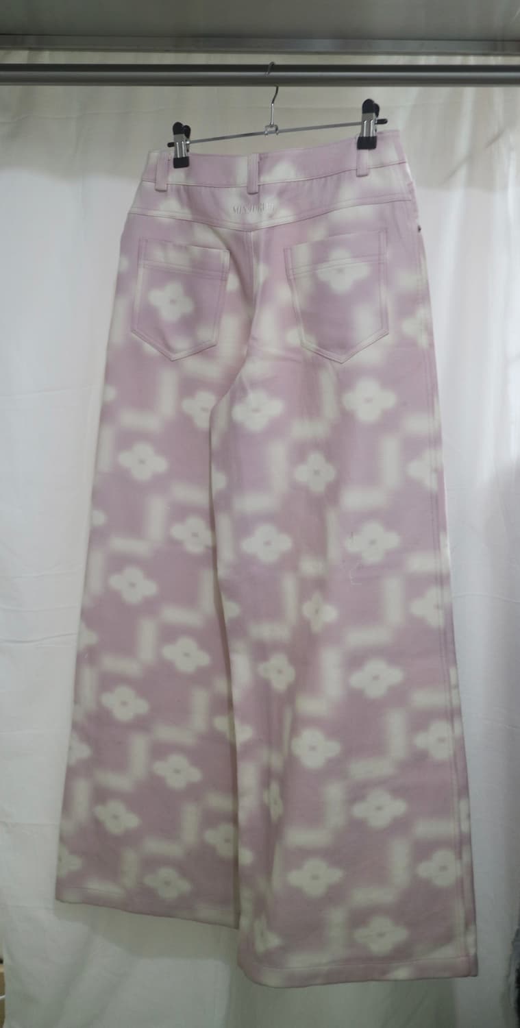 MINJUKIM BARI FLOWER PRINT DENIM WIDE PA 상품이미지5