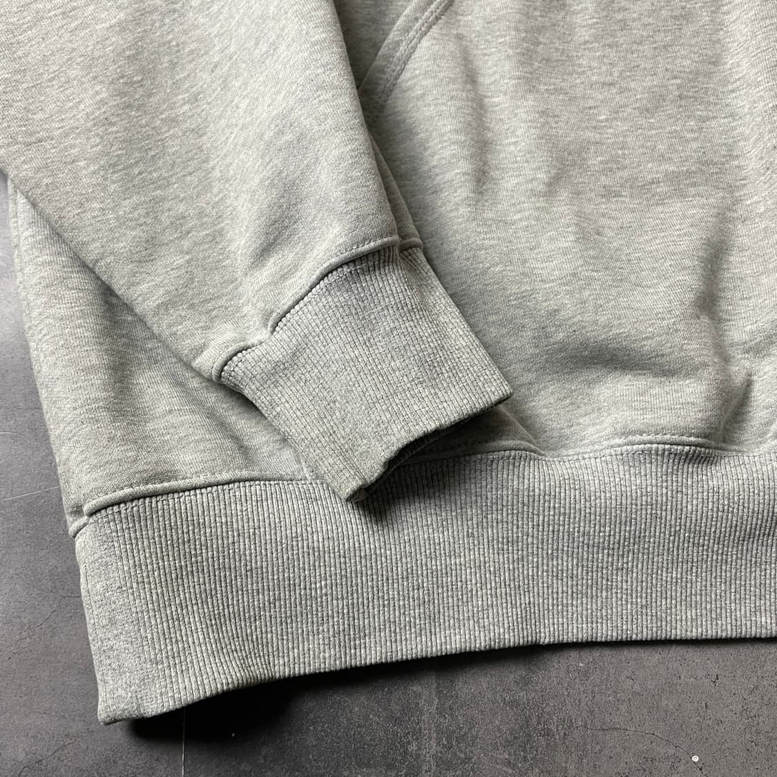 CARHARTT 칼하트 빈티지 그레이 하프집업 기모 후드티 A00576 상품이미지5