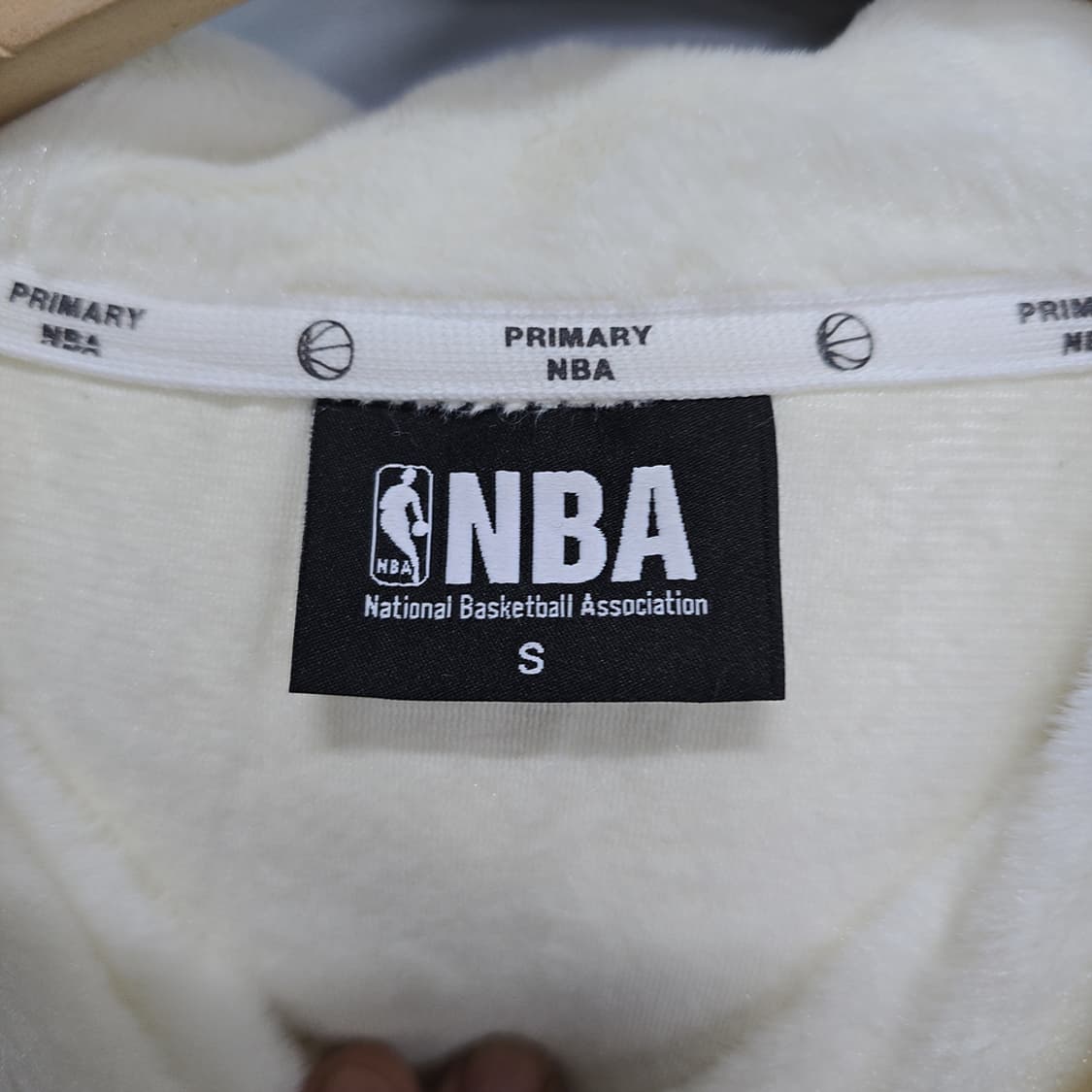 NBA 클리블랜드 캐벌리어스 퍼 후드 화이트 S 상품이미지7