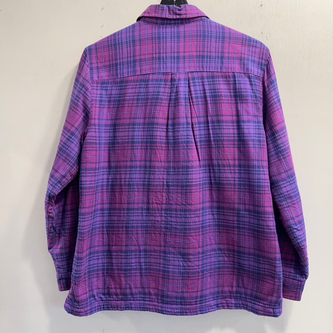 엘엘빈 플리스 체크 셔츠 자켓 상품이미지6