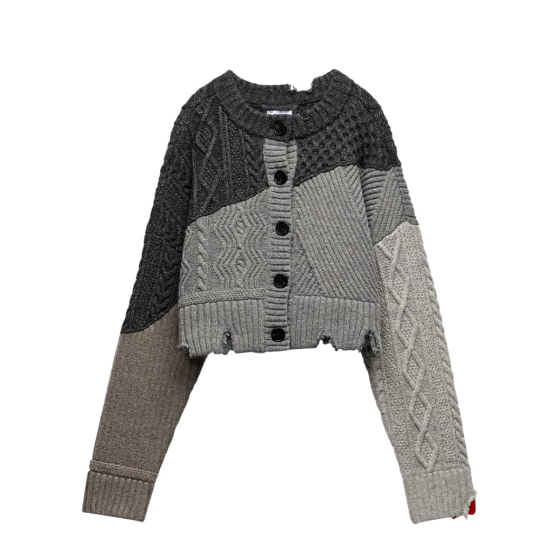 자라 x 아더에러 디스트로이드 크롭 가디건  상품이미지1