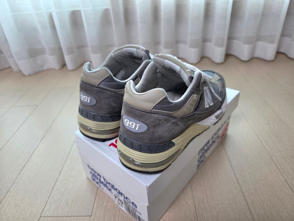 뉴발란스 991 Made In UK 40주년 그레이 270 size 상품이미지6