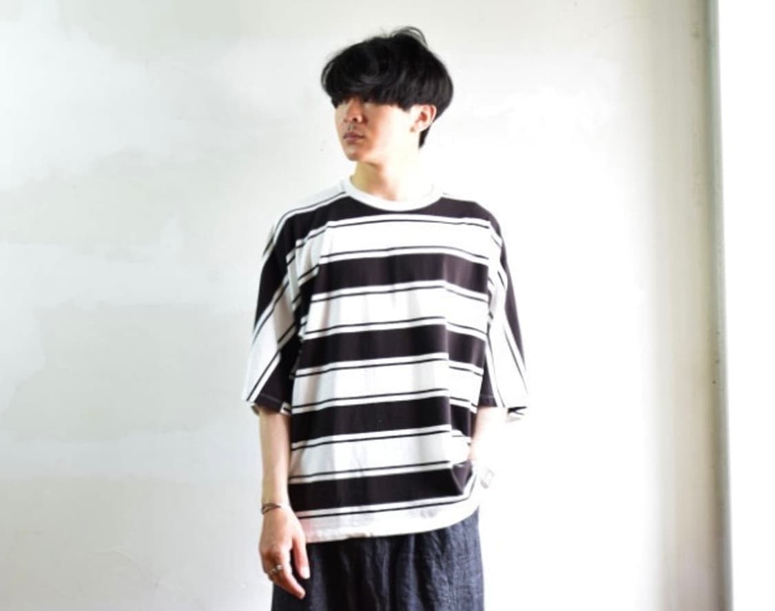 언유즈드 보더티셔츠 블랙 상품이미지1