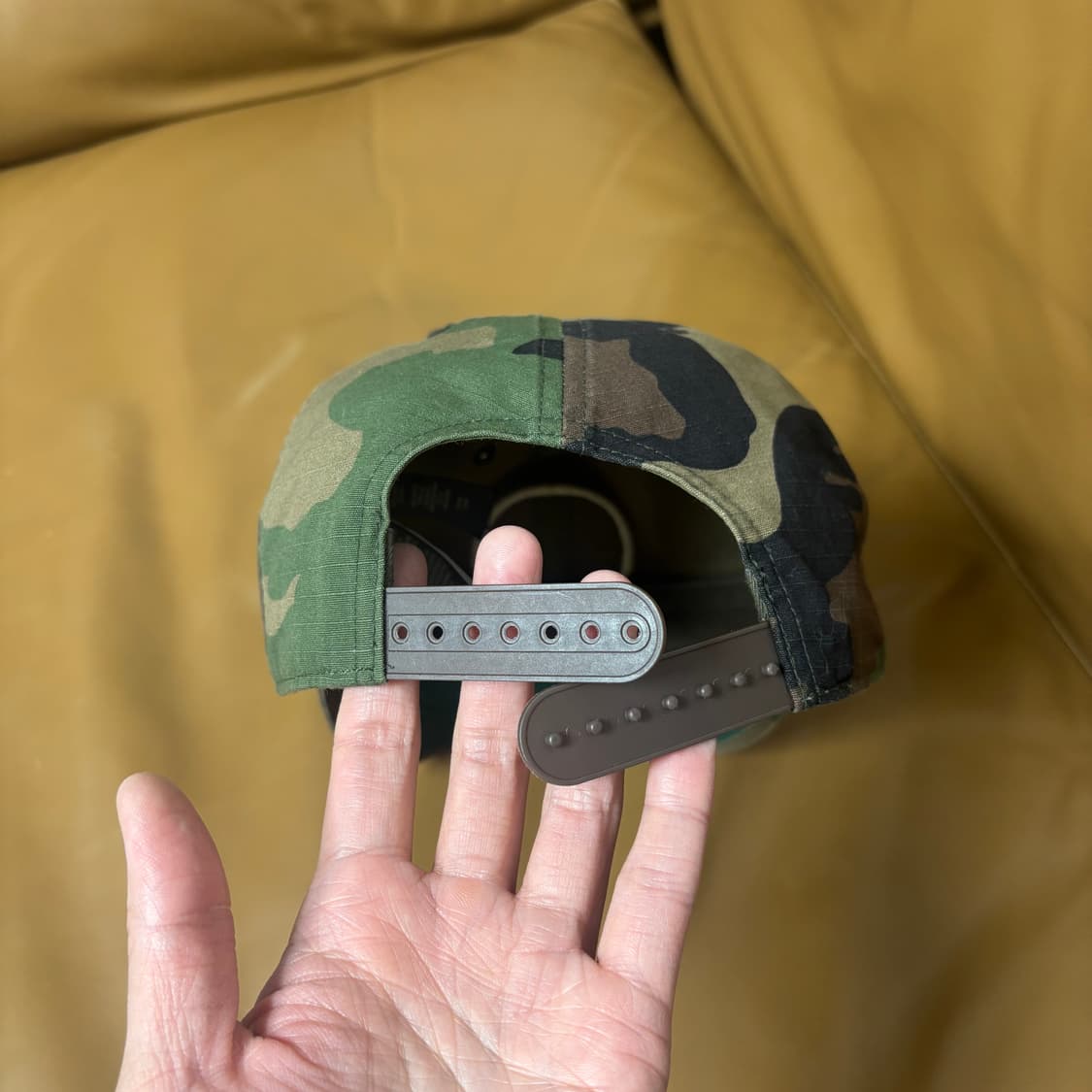 RRL 더블알엘 랄프로렌 폴로 윙로고 6패널 볼캡 모자 우드랜드 카모 상품이미지7